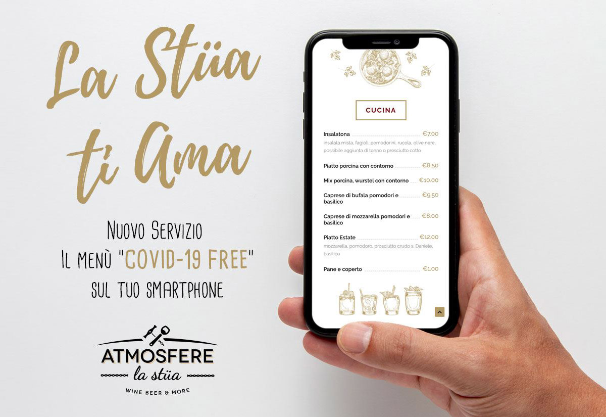 Smart menu Atmosfere La stua - Gorizia