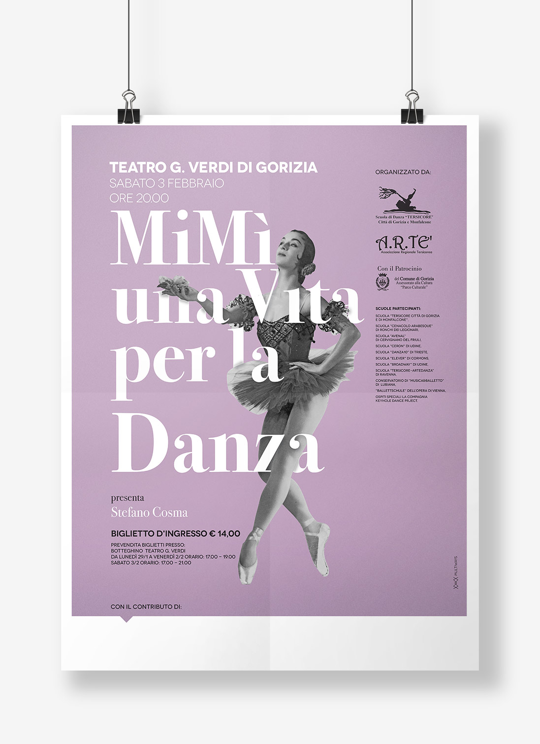 Locandina Scuola di Danza Tersicore