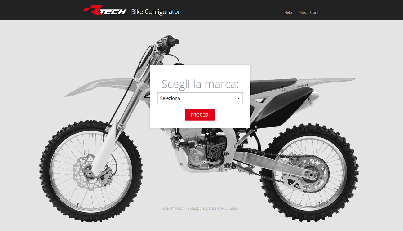 Bike configurator Rtech