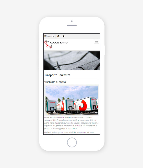 Sito responsivo Codognotto Group