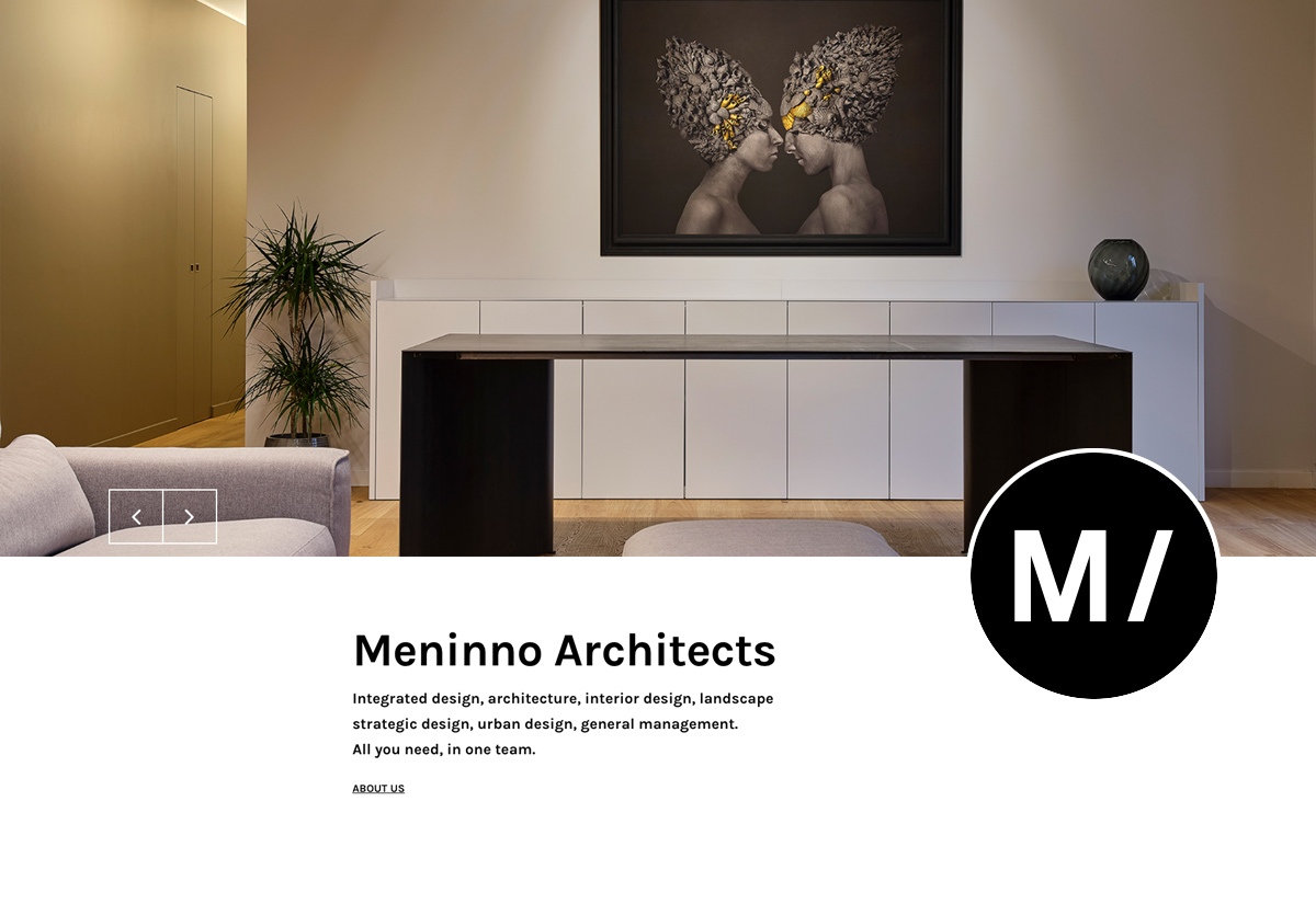 Sito web Meninno Architects