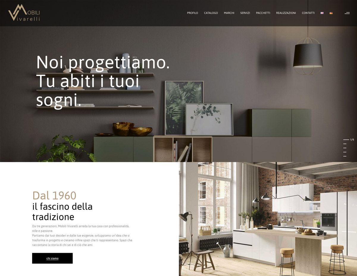 Sito web Mobili Vivarelli